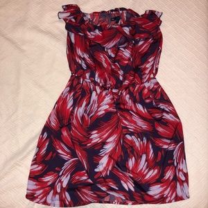 gap tulip-wrap dress in fun colors